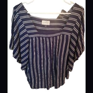 Universal Thread Nvy/Wht Top Sz S